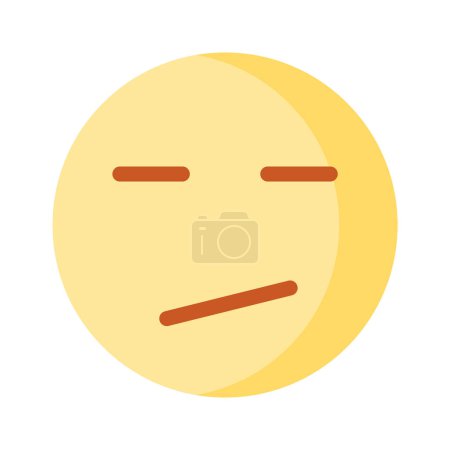 Verwirrtes Emoji-Vektordesign, gebrauchsfertig