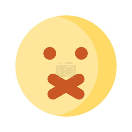 Sour face emoji icon, creative and premium vector