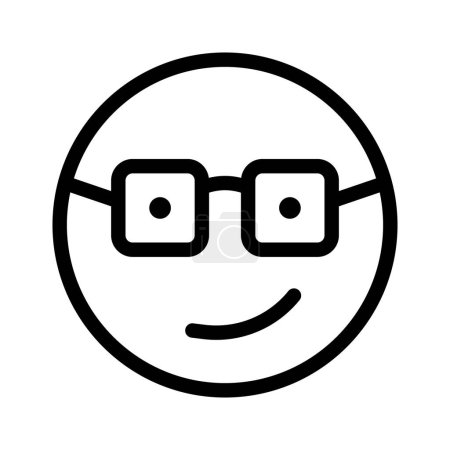 Illustration for Arrogant emoji vector design, ready to use vector - Royalty Free Image