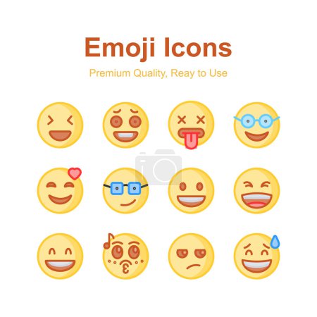 Get this amazing emoji icons set, ready to use and download