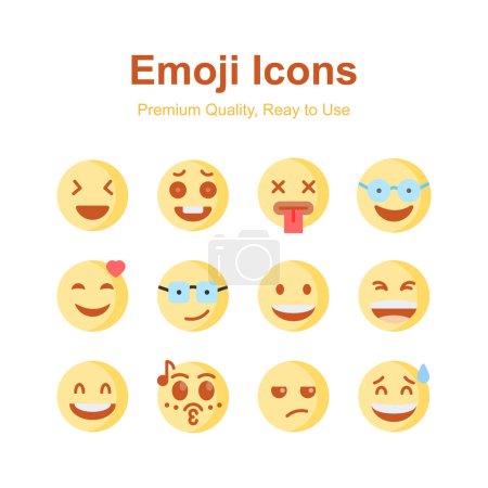 Holen Sie sich dieses erstaunliche Emoji-Symbole Set, gebrauchsfertig und zum Herunterladen