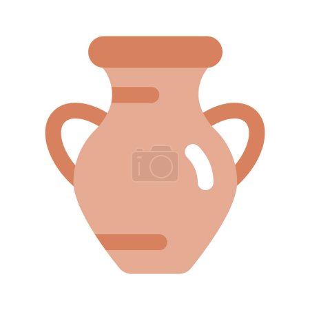 Une icône accrocheur de vase dans un style moderne, prêt à utiliser vecteur