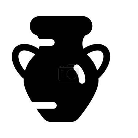 Ein Blickfang Ikone der Vase im modernen Stil, gebrauchsfertig Vektor
