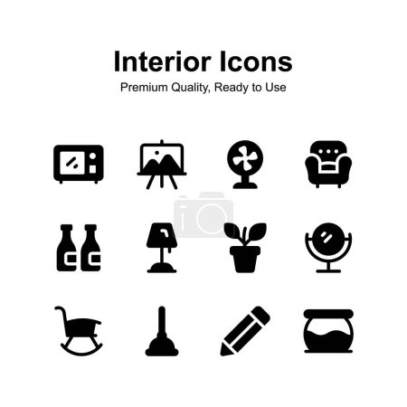 Get your hold on this amazing Household and Interior Things vectors set