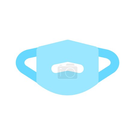 Medical face mask in modern style, covid protection mask