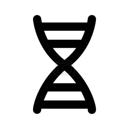 Deoxyribonucleic acid vector trendy style, medical icon