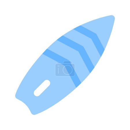 Design vectoriel de planche de surf bien conçu, icône premium