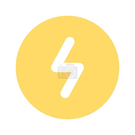 Get this creative icon of light bolt up for premium use