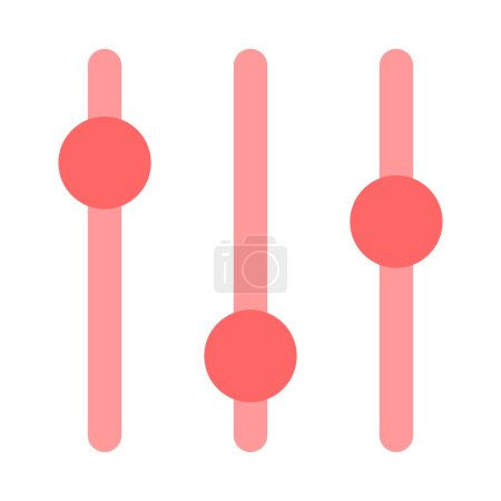 A trendy vector icon design of equalizer in editable style