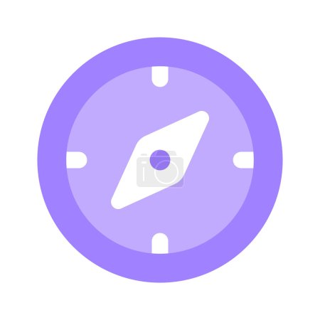 An well designed icon of compass in modern style, navigation tool icon
