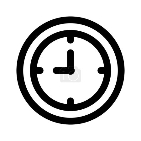 Incroyable icône de l'horloge dans un style de conception moderne