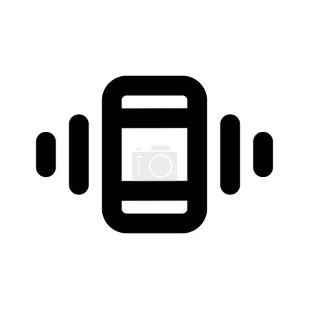 Phone vibration icon design, premium vector editable style