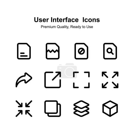 Well designed user interface icons pack, ready to use