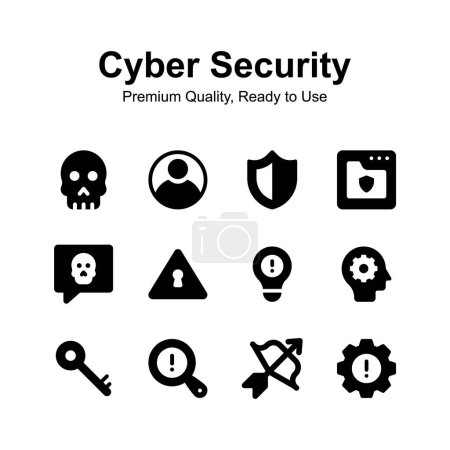 Schnappen Sie sich dieses erstaunliche Cyber-Security-Icons Set, einzigartige und Premium-Vektoren