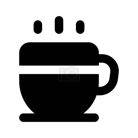 Obtenez cette tasse à thé icône étonnante dans un style moderne, vecteur premium