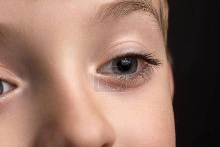 Photo for Close-up of the child's eyes.  European appearance - Royalty Free Image
