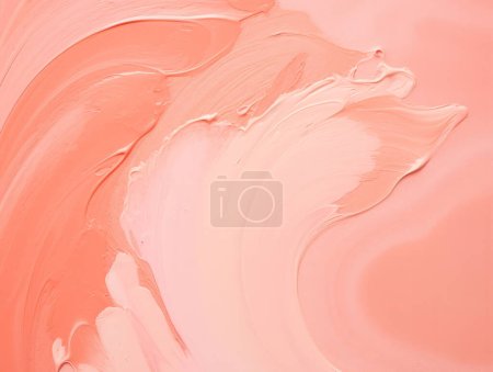 Abstract background in the color of the year 2024 Peach Fuzz.