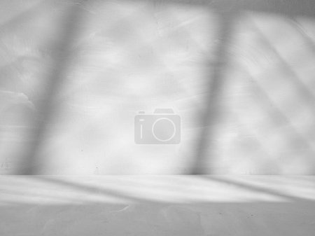 Photo for Gray, concrete, background, window light, shadow. - Royalty Free Image