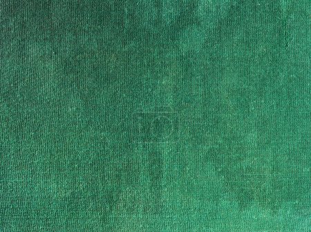 Photo for Close-up of green woven fabric texture - Royalty Free Image