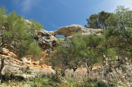 Beautiful Landscape In The Canyon Torrent De Pareis Mallorca On A Wonderful Sunny Spring Day With A Clear Blue Sky