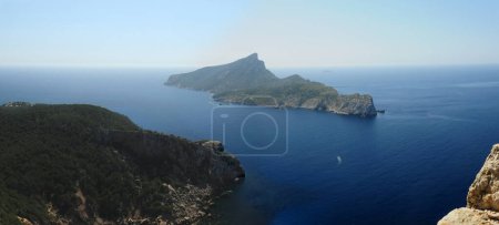 View From La Trapa Mallorca To Sa Dragonera Island On A Wonderful Sunny Spring Day With A Clear Blue Sky