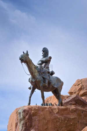 Denkmal für General Jose de San Martin auf dem Cerro de La Gloria in Mendoza, Argentinien.