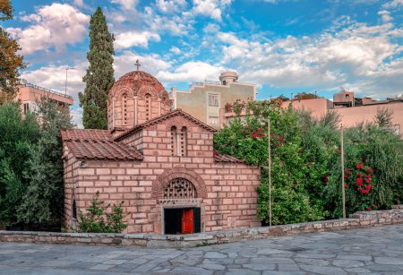 Photo for The church of Saints Asomatoi, dating from the mid-11th century in the very center of Athens, Greece. - Royalty Free Image