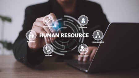 Téléchargez les photos : Human Resources HR management Recruitment Employment Headhunting Concept. - en image libre de droit