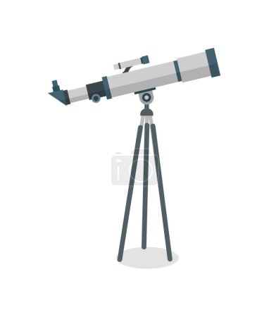 Ilustración de Telescope with good quality with good color - Imagen libre de derechos