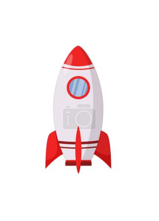 Ilustración de Rocket with good quality with good color - Imagen libre de derechos