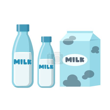 Ilustración de Milk with good quality with good color - Imagen libre de derechos
