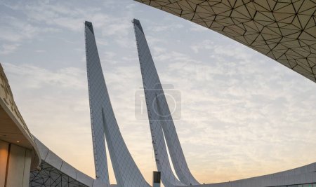 Foto de Doha, Qatar 15 de mayo de 2023: hito icónico, Qatar Education city masjid - Imagen libre de derechos