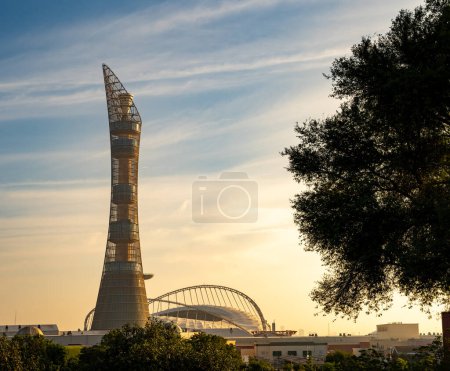 Photo for Doha, Qatar: November 1, 2023 : Aspire park one of the vibrant parks in the heart of doha. - Royalty Free Image