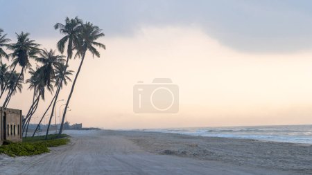 Superbe plage al haffa à Salalah, Oman, officiellement le Sultanat d'Oman.