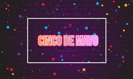 Cinco de Mayo Festival vector illustration. Happy carnival vector template for banner, card, background.