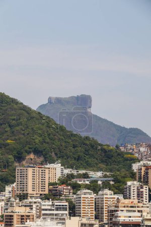 Foto de Vista de Gavea Stone del barrio de Ipanema en Río de Janeiro, Brasil. - Imagen libre de derechos