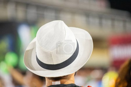 sombrero de samba, traje de carnaval clásico en Río de Janeiro, Brasil.