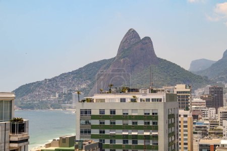 Blick auf das Viertel Ipanema in Rio de Janeiro, Brasilien.