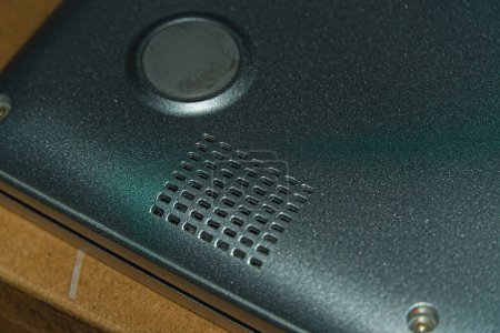 Photo for Still picture of air vent for cooling effect in a laptop - Royalty Free Image