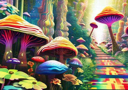 Ayahuasca Jungle Dream, Psychedelisches DMT-Gott-Molekül