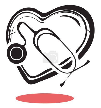 Foto de Heart Medical Care - Illustration Icon as EPS 10 File. - Imagen libre de derechos