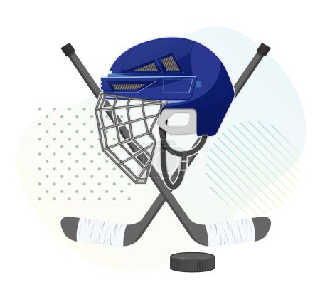 Illustration for Ice Hockey - Sports Symbol - Stock Illustration as EPS 10 File - Royalty Free Image