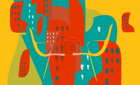 Illustration for Abstract Cityscape Background as EPS 10 File - Royalty Free Image