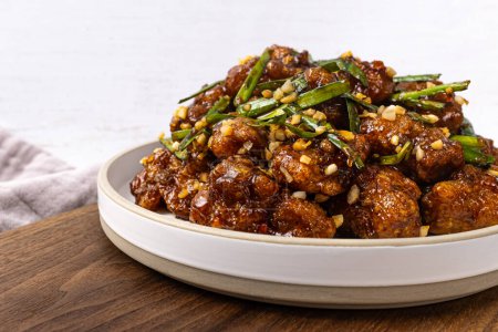 Photo for Fried Chicken Kkanpunggi with Chinese Sauce - Royalty Free Image