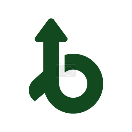 Elevate Your Brand: Erkunden Sie unseren Buchstaben B mit Up Arrow Vector Logo Graphic Design, einem Symbol für Fortschritt und Aufwärtsmobilität. In diesem auffälligen Design ist der Buchstabe B mit einem Pfeil nach oben integriert, was Wachstum, Verbesserung und Fortschritt bedeutet.