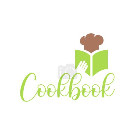 Illustration for Culinary Creativity: Explore our Simple Recipe Cookbook Logo Vector Graphic Design, a blend of simplicity and culinary inspiration. This minimalist design features a cookbook with a touch of elegance, symbolizing the art of cooking and the joy of sha - Royalty Free Image