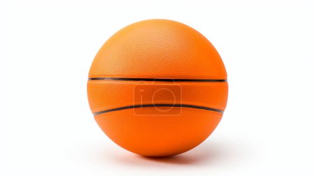 Photo for Basketball ball isolated on white. - Royalty Free Image
