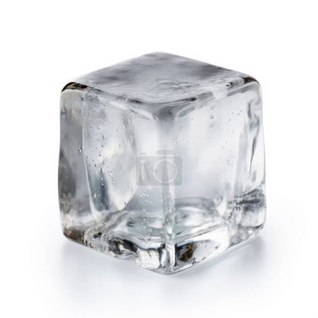 Foto de Un cubo de hielo cristalino - Imagen libre de derechos