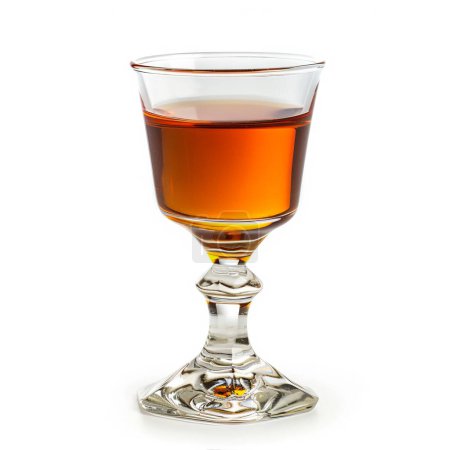 Photo for Extreme front view of a Sazerac cocktail. - Royalty Free Image
