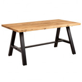 oak wooden dining table Sweatshirt #710275260